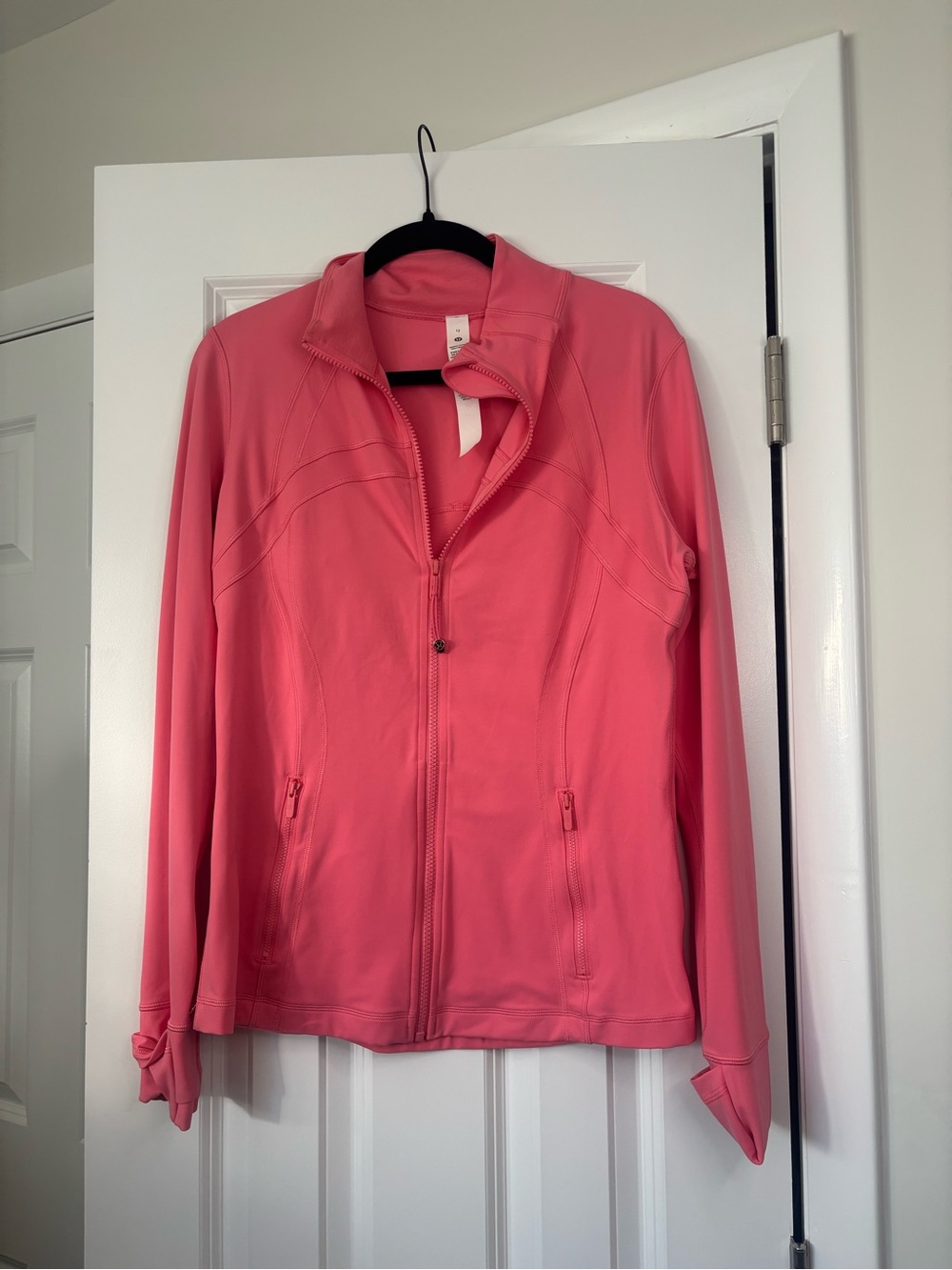 lululemon athletica Pink Coral Full-Zip Define Jacket